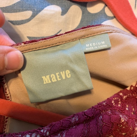 Anthropologie Maeve Else Lace Peplum Dress - Picture 4 of 5